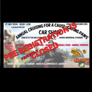 Cruisin For A Cause, Saving Paws (Pre-Registration)